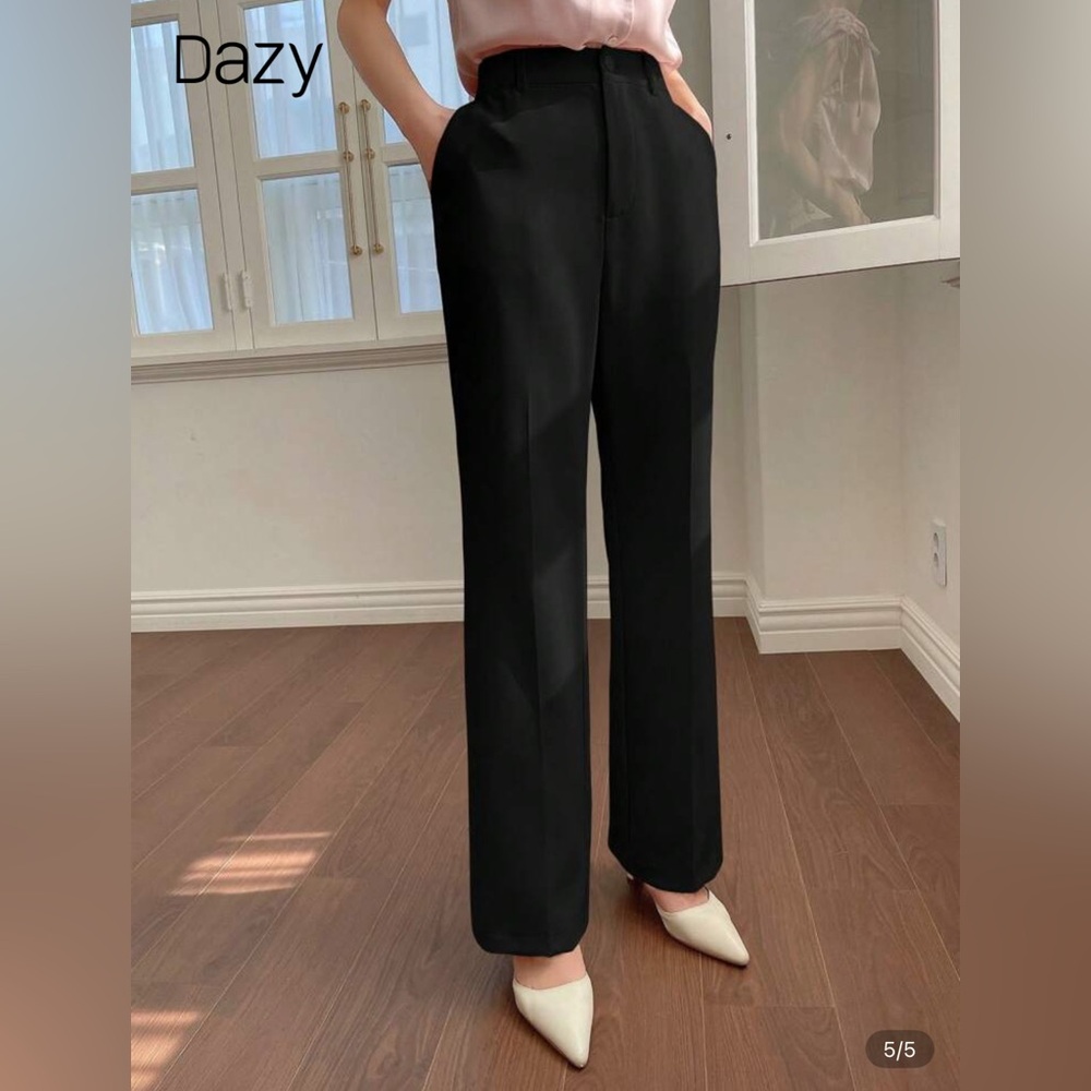 Dazy Women's Black Pantsuit